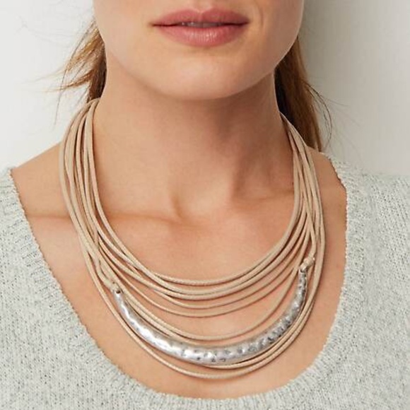 J. Jill NEW Winding Vines Corded Necklace NWT - Picture 1 of 4